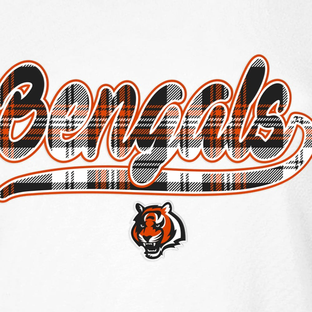 Cincinnati Bengals New Era Women's 3rd Down T-Shirt - White/Orange on sale