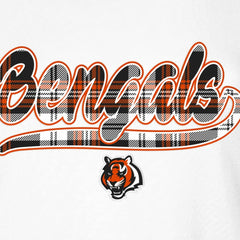 Cincinnati Bengals New Era Women's 3rd Down T-Shirt - White/Orange on sale