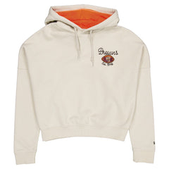 Cleveland Browns New Era Women's 3rd Down Historic Pullover Hoodie - Cream online