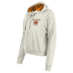Tampa Bay Buccaneers New Era Women's 3rd Down Historic Pullover Hoodie - Cream sale