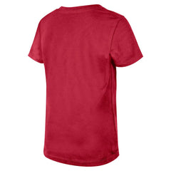 Arizona Cardinals New Era Girls Youth Flip Sequin V-Neck T-Shirt - Cardinal sale