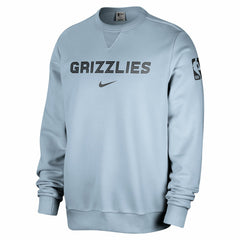 Memphis Grizzlies Courtside Standard Issue Performance Pullover Sweatshirt - Light Blue | Nike cheap