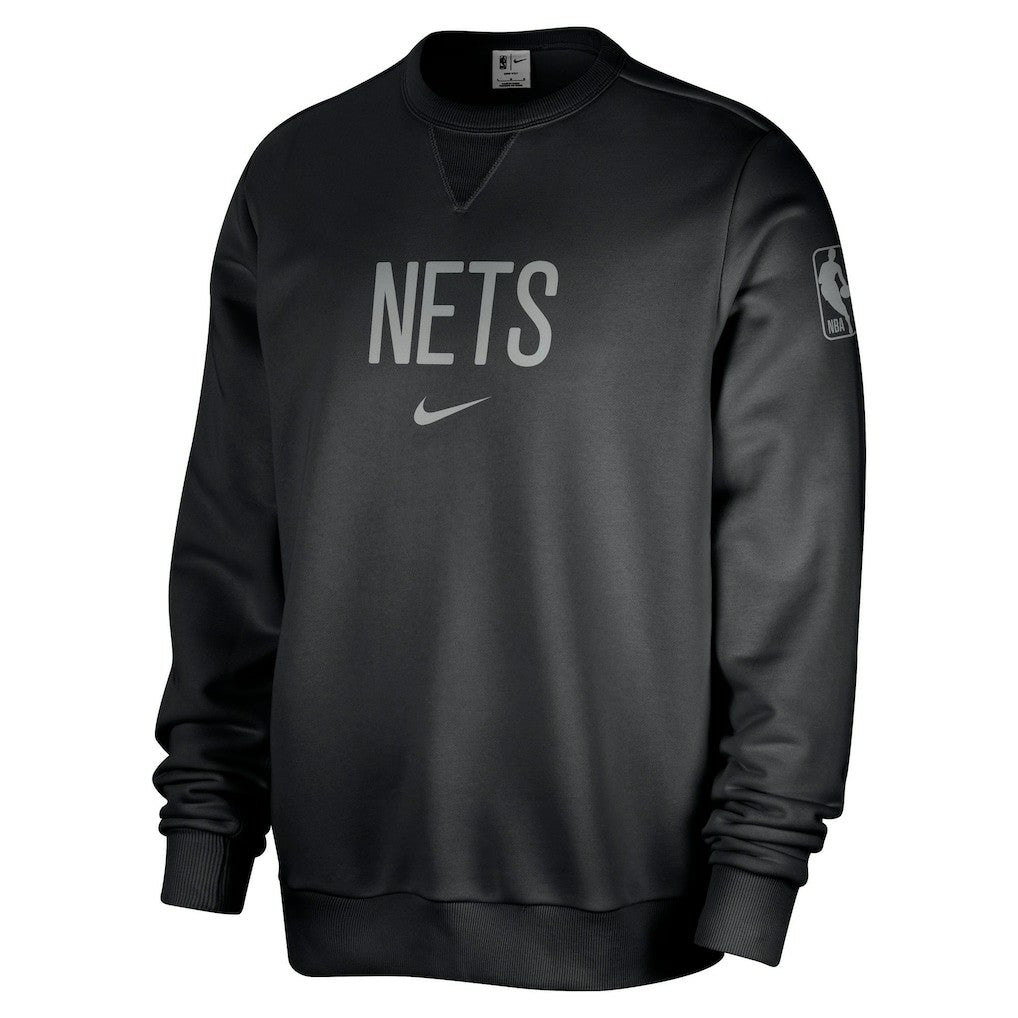 Brooklyn Nets Courtside Standard Issue Performance Pullover Sweatshirt - Black | Nike cheap