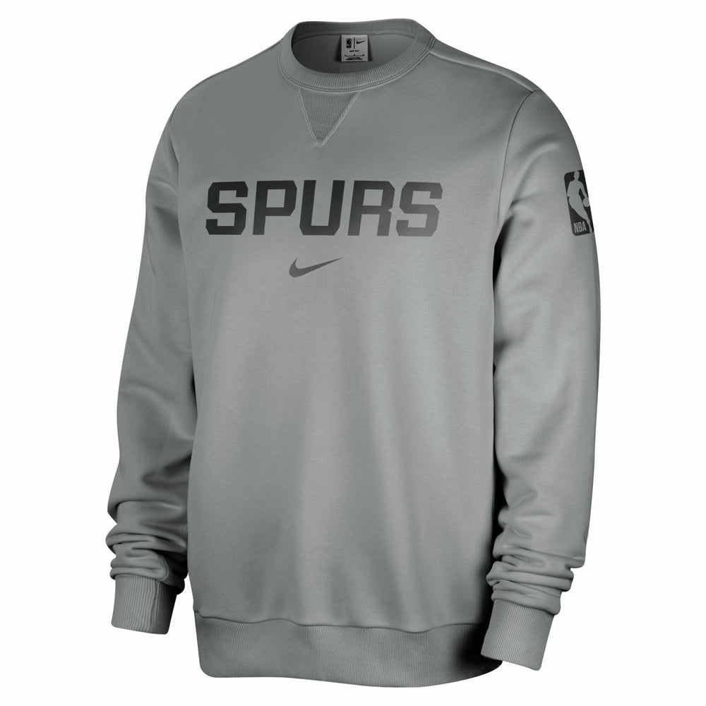 San Antonio Spurs Courtside Standard Issue Performance Pullover Sweatshirt - Gray | Nike sale