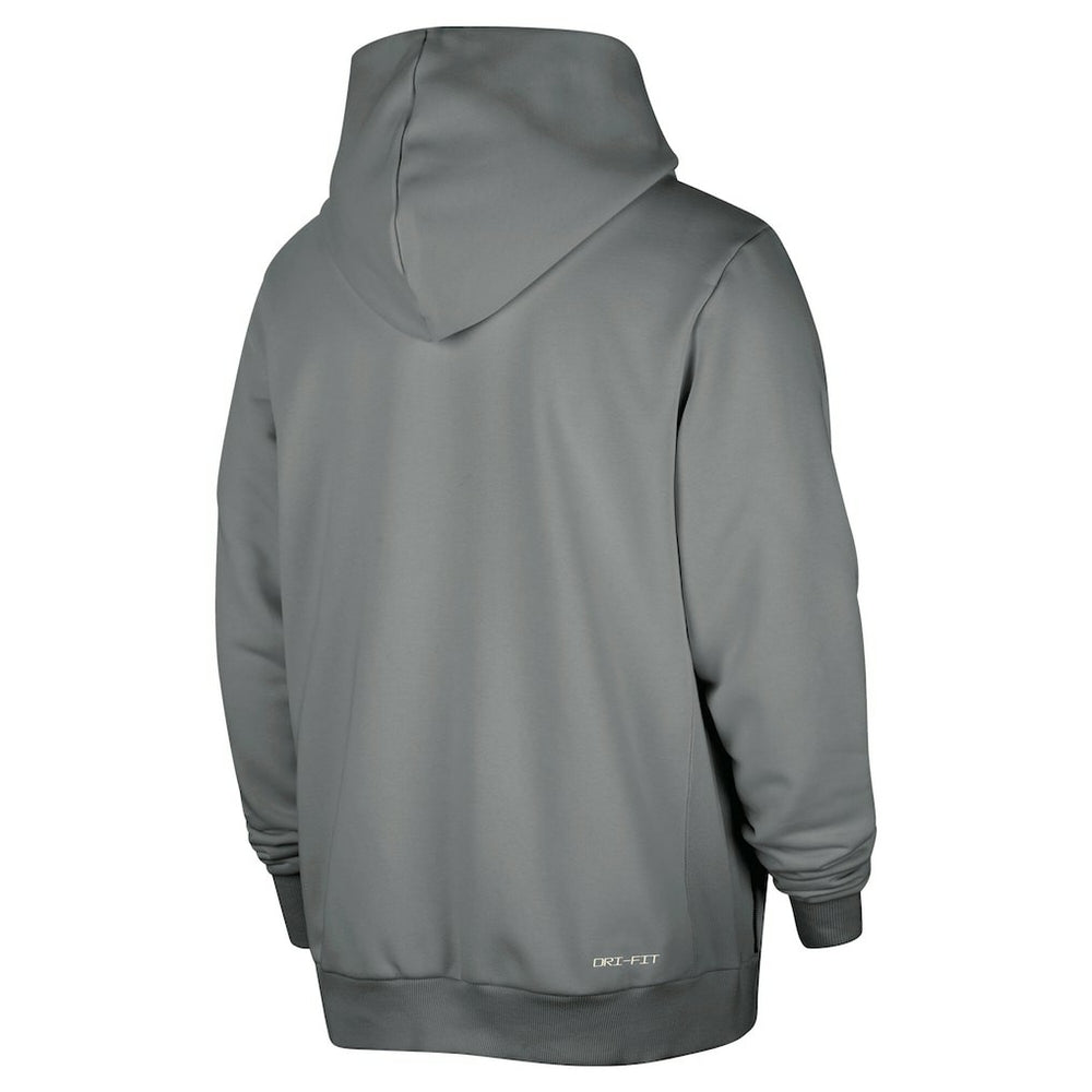 Brooklyn Nets Authentic Standard Issue Full-Zip Hoodie Jacket - Gray | Nike on sale