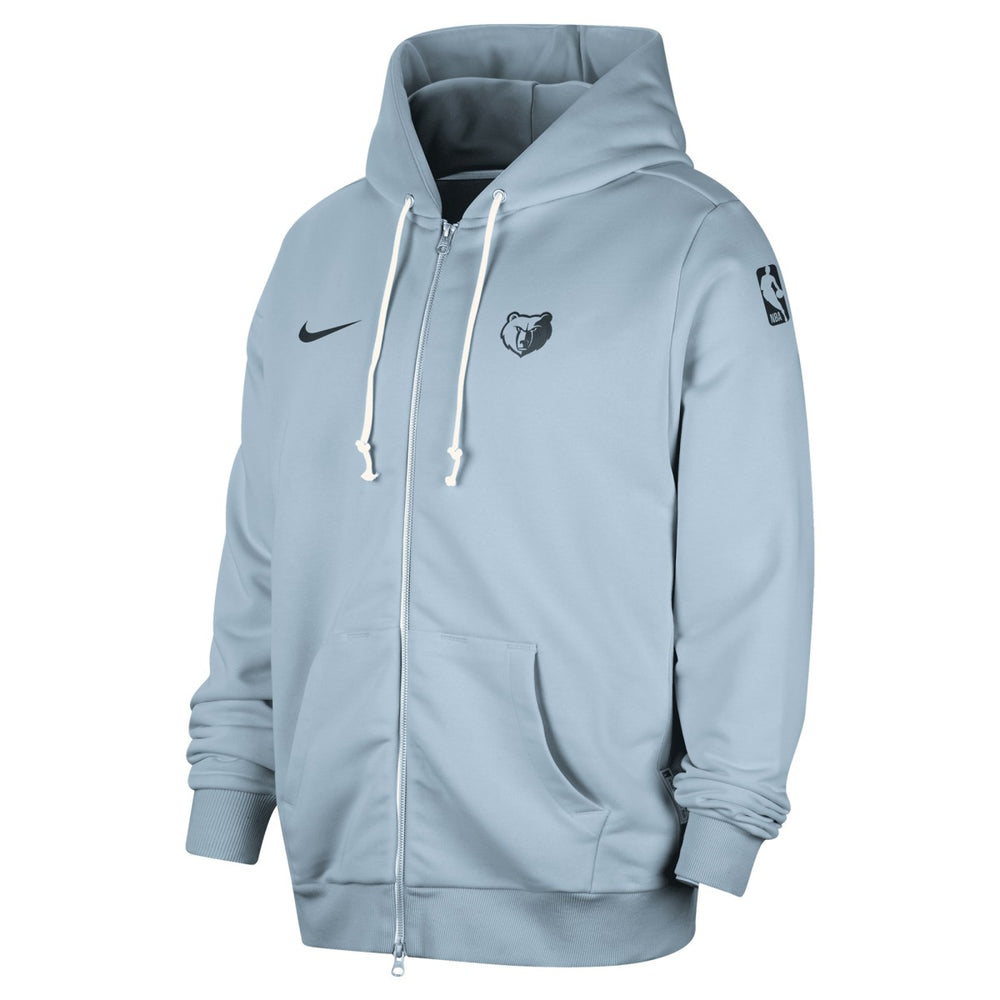 Memphis Grizzlies Authentic Standard Issue Full-Zip Hoodie Jacket - Light Blue | Nike on sale
