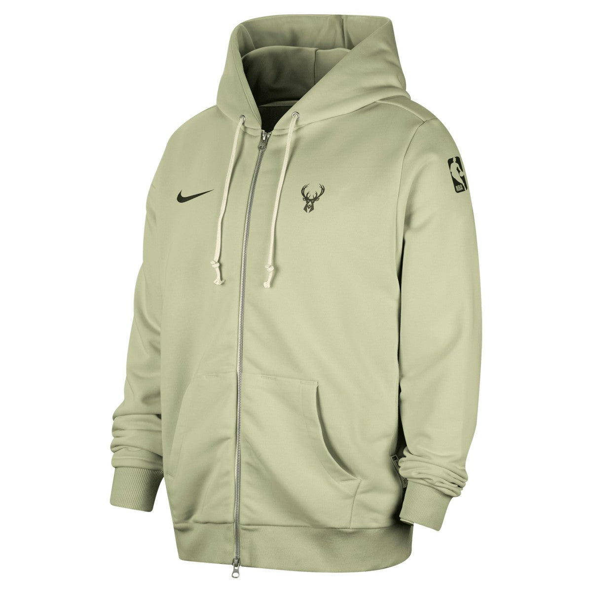 Milwaukee Bucks Authentic Standard Issue Full-Zip Hoodie Jacket - Green | Nike discount