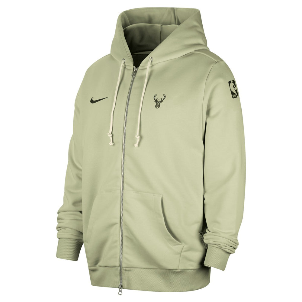 Milwaukee Bucks Authentic Standard Issue Full-Zip Hoodie Jacket - Green | Nike discount