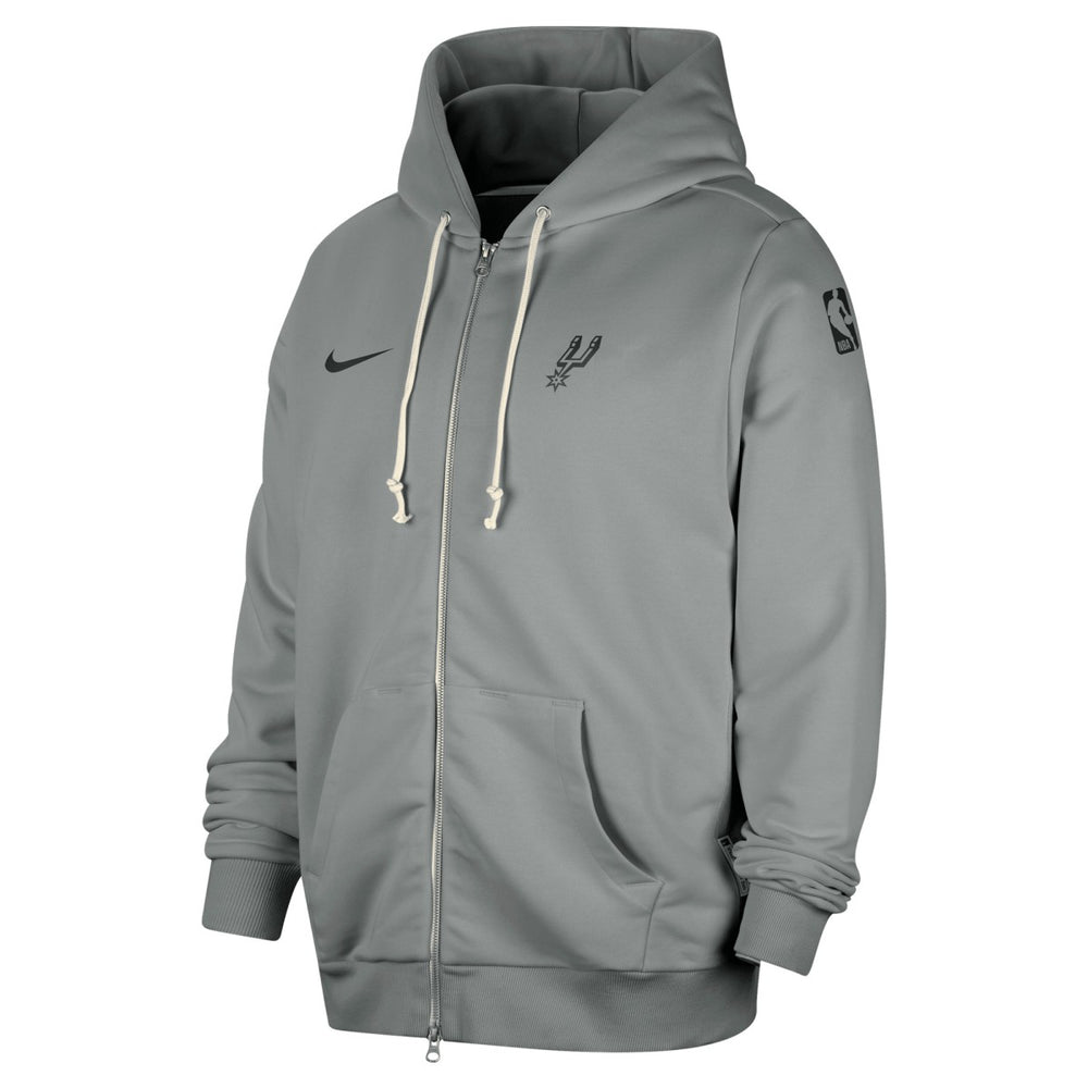 San Antonio Spurs Authentic Standard Issue Full-Zip Hoodie Jacket - Gray | Nike outlet
