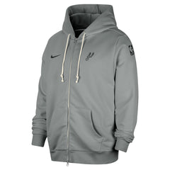 San Antonio Spurs Authentic Standard Issue Full-Zip Hoodie Jacket - Gray | Nike outlet