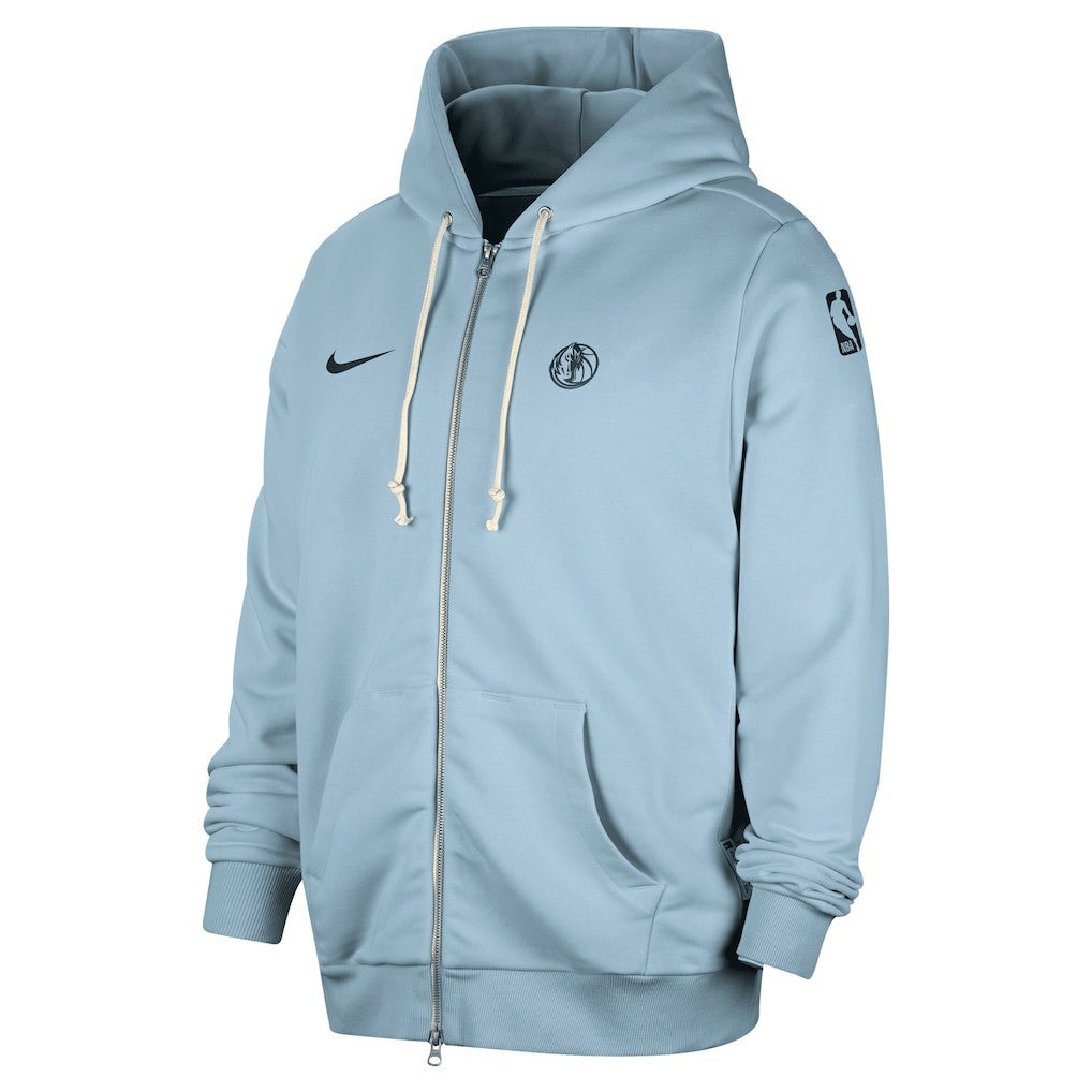 Dallas Mavericks Authentic Standard Issue Full-Zip Hoodie Jacket sale - Light Blue | Nike for sale