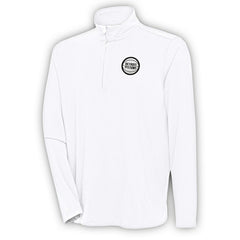 Detroit Pistons Antigua Metallic Logo Hunk Quarter-Zip Pullover sale - White online