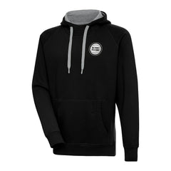 Detroit Pistons Antigua Metallic Logo Victory Pullover Hoodie sale - Black outlet