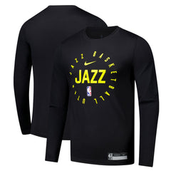 Utah Jazz 2024/25 Legend On-Court Practice Long Sleeve T-Shirt - Black | Nike cheap