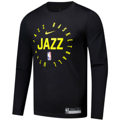 Utah Jazz 2024/25 Legend On-Court Practice Long Sleeve T-Shirt - Black | Nike cheap