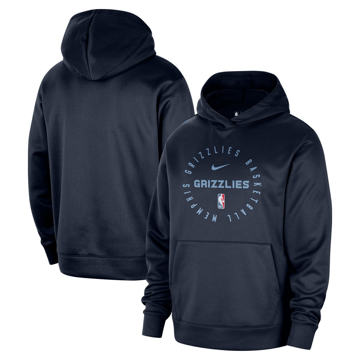 Memphis Grizzlies 2024/25 Spotlight On-Court Practice Performance Pullover Hoodie - Navy | Nike sale