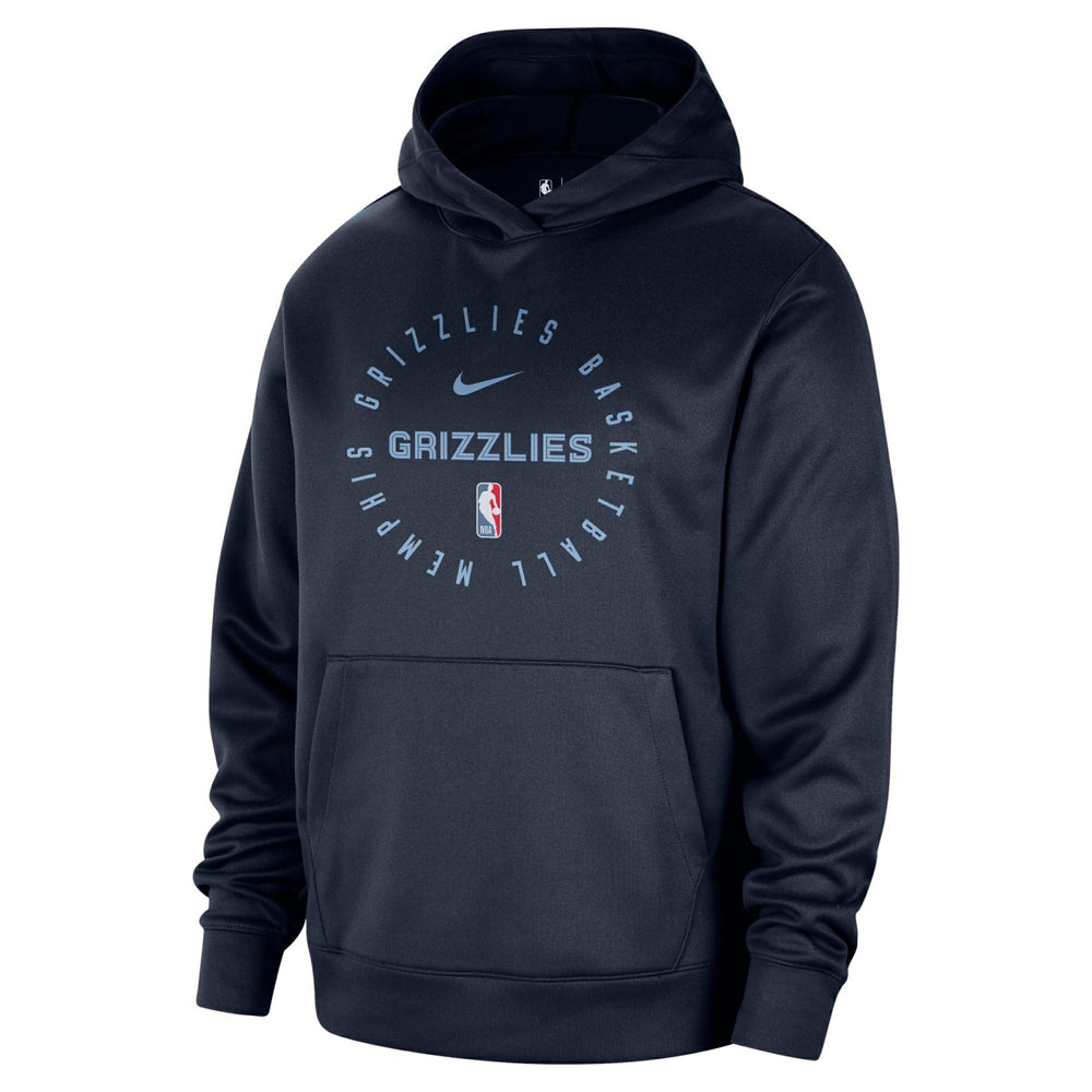 Memphis Grizzlies 2024/25 Spotlight On-Court Practice Performance Pullover Hoodie - Navy | Nike sale