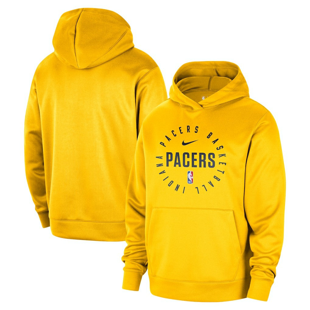 Indiana Pacers 2024/25 Spotlight On-Court Practice Performance Pullover Hoodie - Gold | Nike for sale
