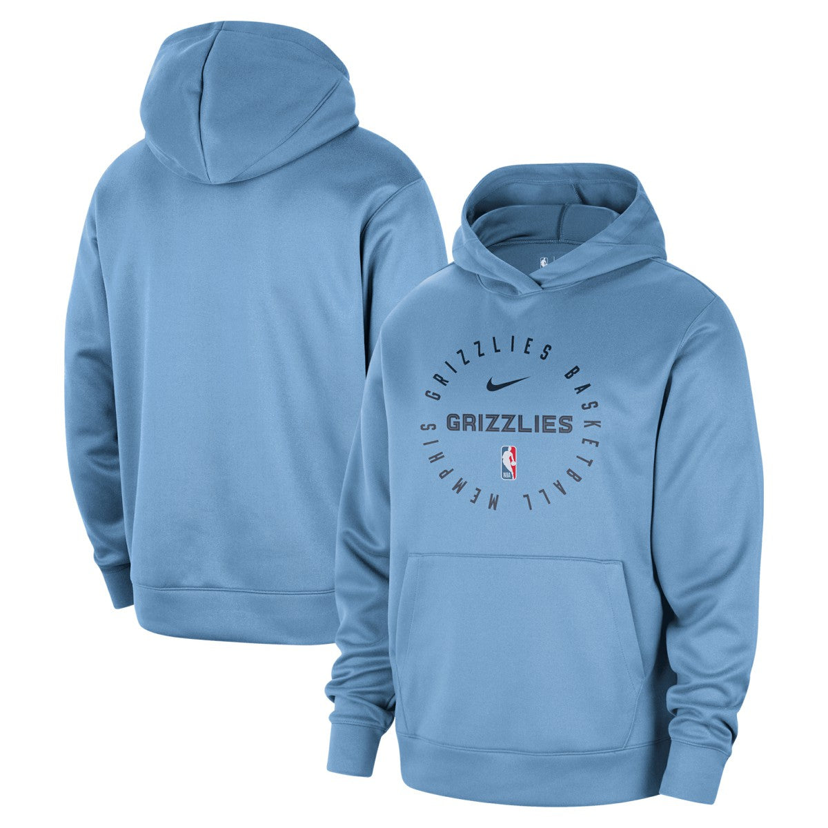 Memphis Grizzlies 2024/25 Spotlight On-Court Practice Performance Pullover Hoodie - Light Blue | Nike cheap