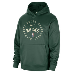 Milwaukee Bucks 2024/25 Spotlight On-Court Practice Performance Pullover Hoodie - Hunter Green | Nike outlet