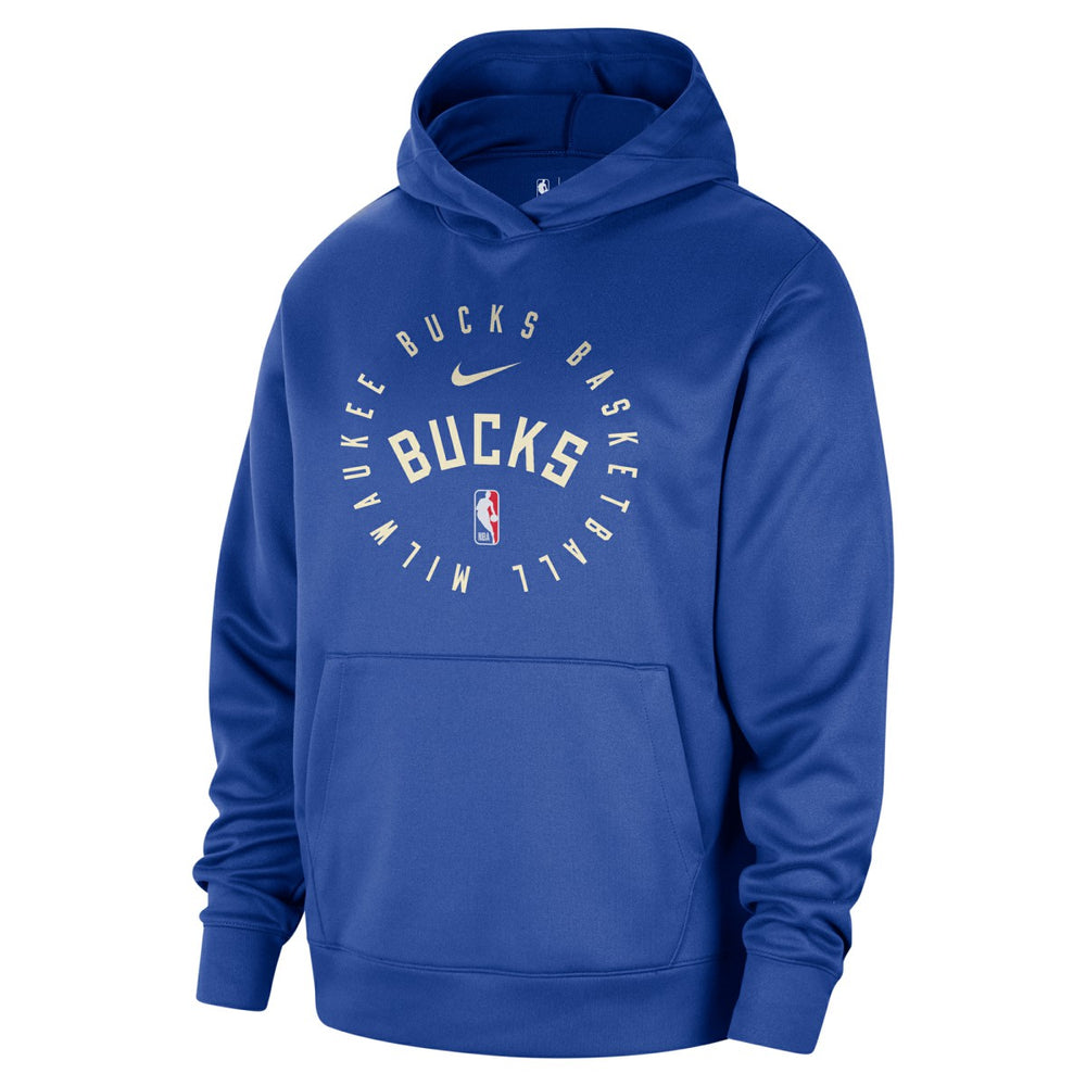Milwaukee Bucks 2024/25 Spotlight On-Court Practice Performance Pullover Hoodie - Royal | Nike cheap