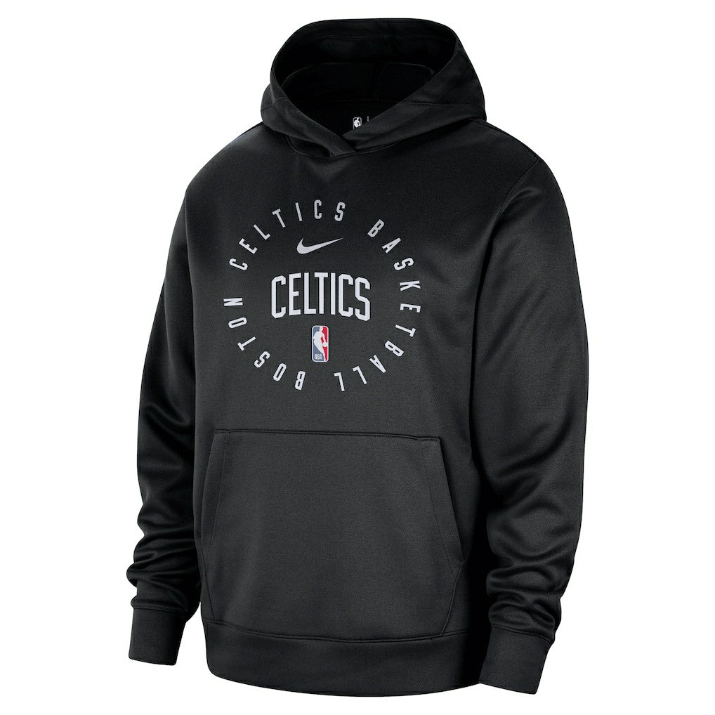 Boston Celtics 2024/25 Spotlight On-Court Practice Performance Pullover Hoodie - Black | Nike on sale