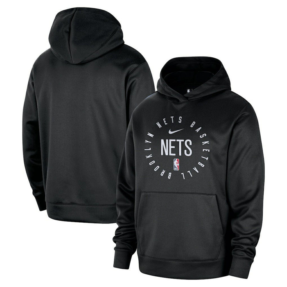 Brooklyn Nets 2024/25 Spotlight On-Court Practice Performance Pullover Hoodie - Black | Nike cheap