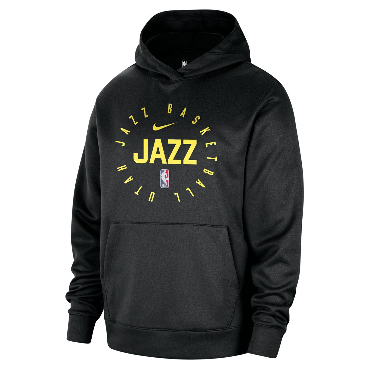 Utah Jazz 2024/25 Spotlight On-Court Practice Performance Pullover Hoodie - Black | Nike for sale