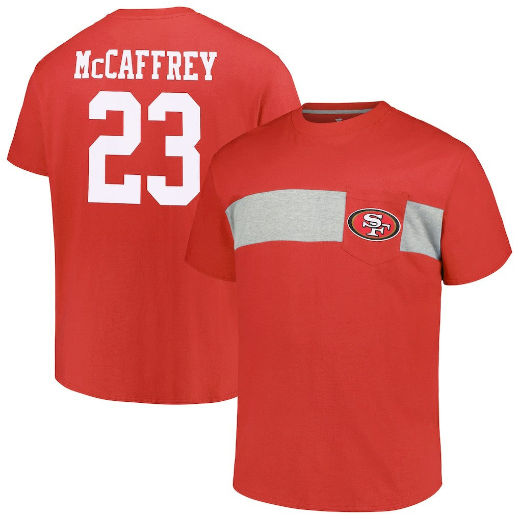 Christian McCaffrey San Francisco 49ers Big & Tall T-Shirt - Scarlet discount