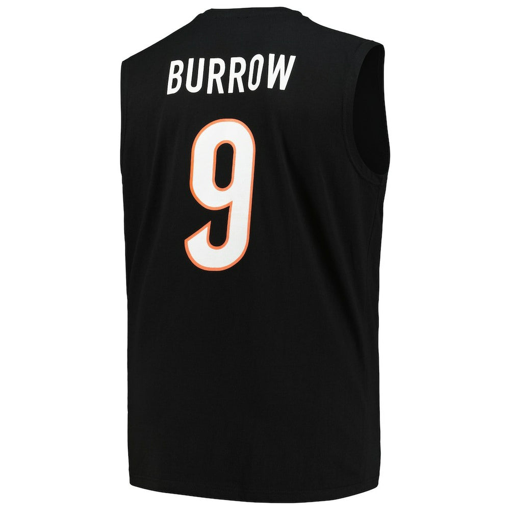 Joe Burrow Cincinnati Bengals Big & Tall Muscle Tank Top - Black discount
