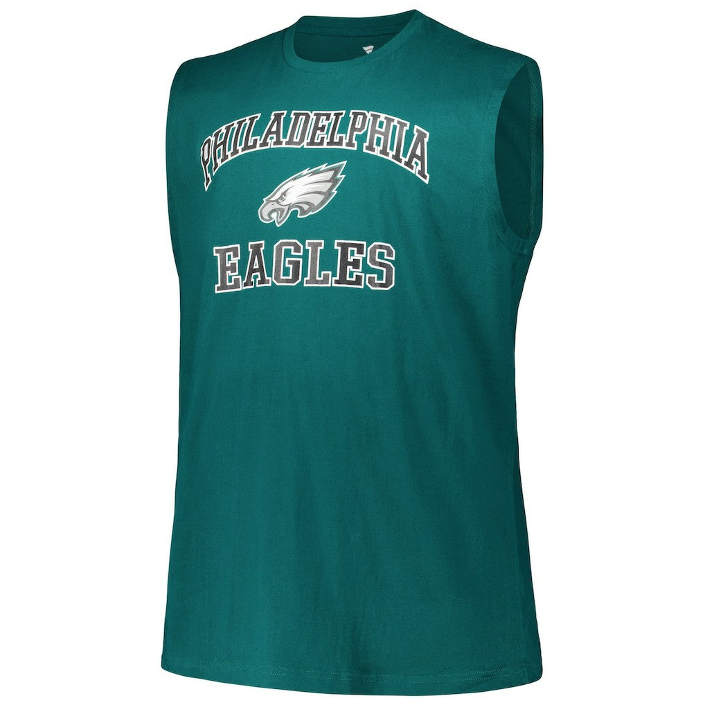 Jalen Hurts Philadelphia Eagles Big & Tall Muscle Tank Top - Midnight Green discount