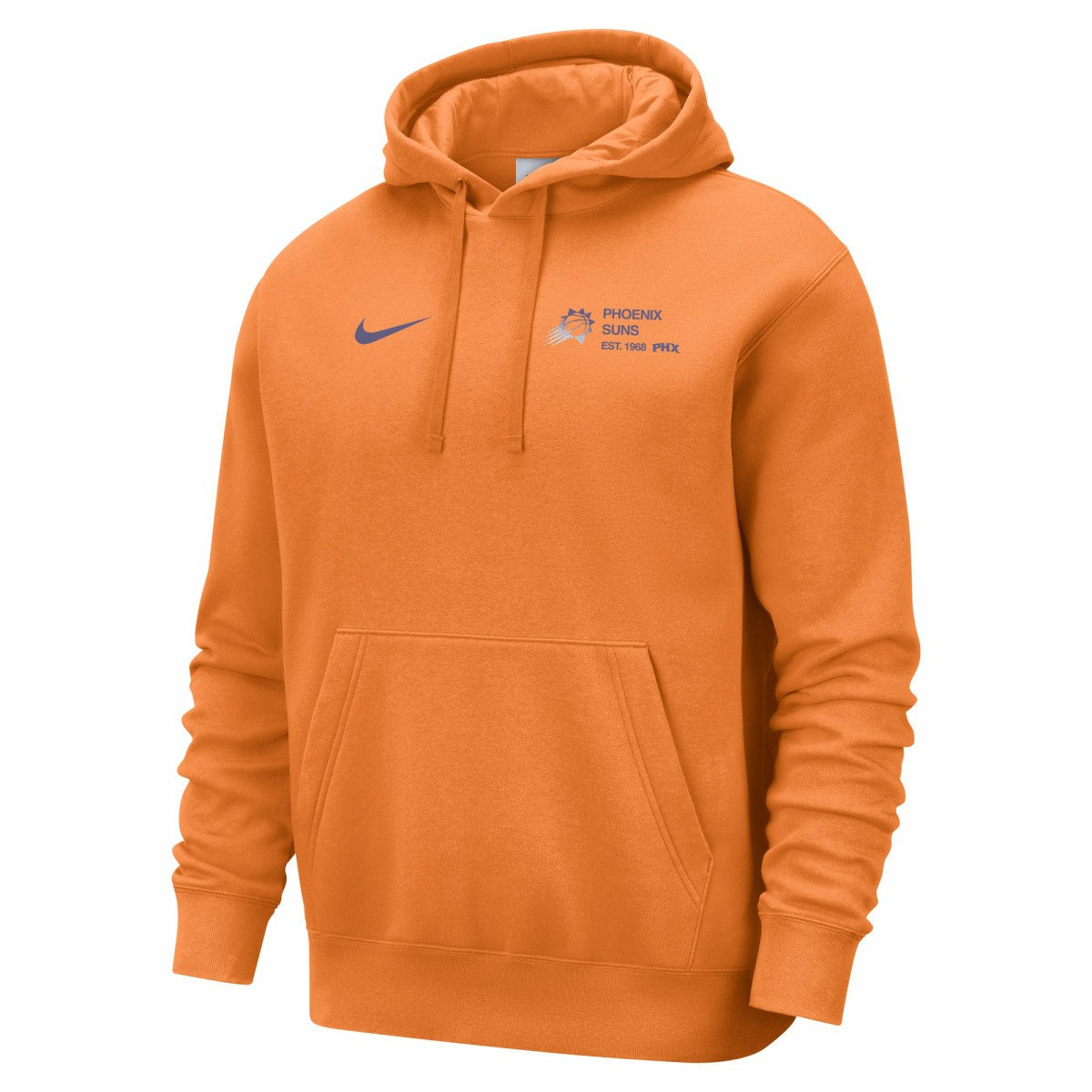 Phoenix Suns Courtside Club Pullover Hoodie - Orange | Nike outlet