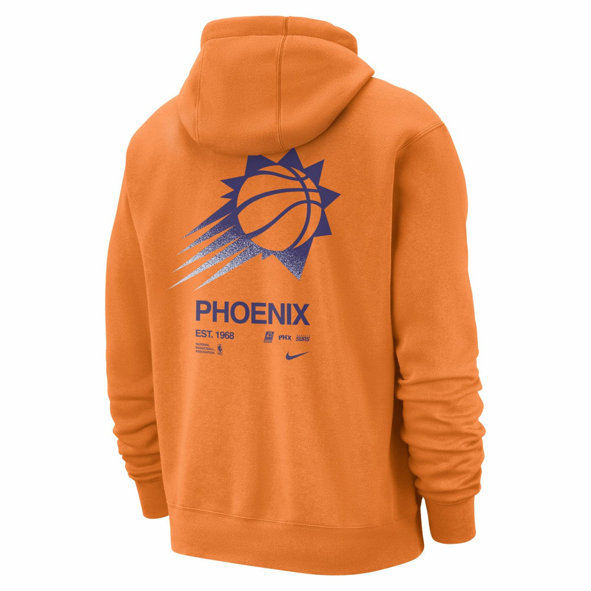 Phoenix Suns Courtside Club Pullover Hoodie - Orange | Nike outlet