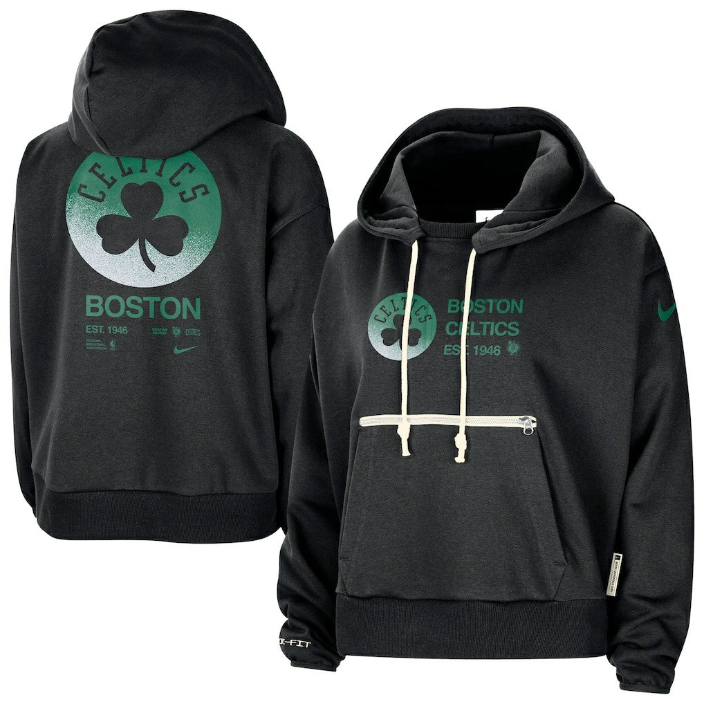 Boston Celtics Women's Courtside Standard Issue Performance Pullover Hoodie - Black | Nike online