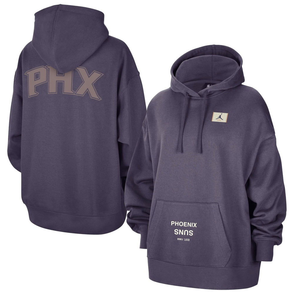 Phoenix Suns Jordan Brand Women's Courtside Statement Edition Oversized Pullover Hoodie - Purple cheap