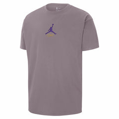 Los Angeles Lakers Jordan Brand Statement Edition Jumpman Flight Heavyweight T-Shirt - Purple online