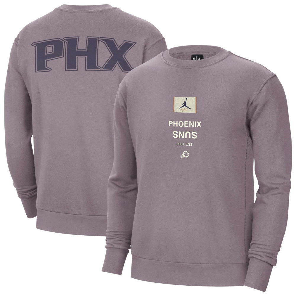 Phoenix Suns Jordan Brand Courtside Statement Edition Heavyweight Pullover Sweatshirt - Purple shop