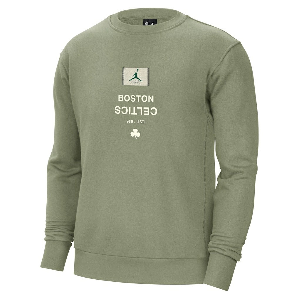 Boston Celtics Jordan Brand Courtside Statement Edition Heavyweight Pullover Sweatshirt - Green discount