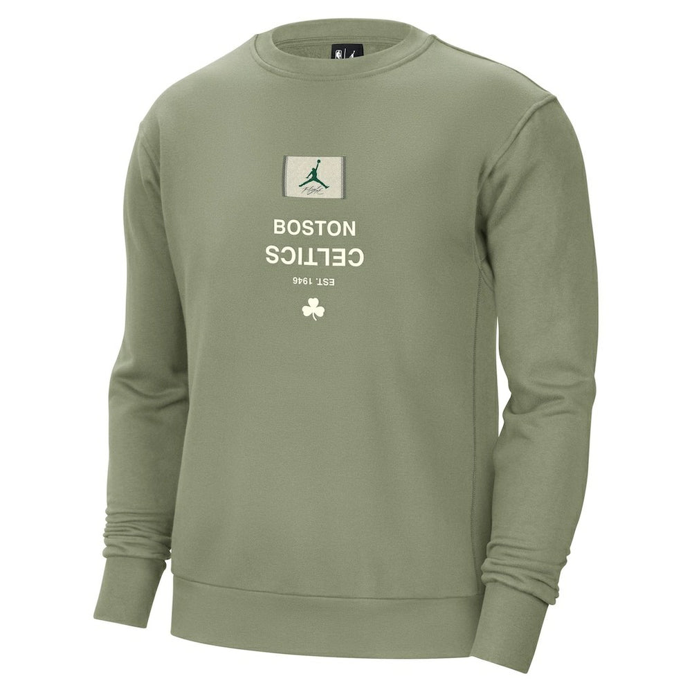 Boston Celtics Jordan Brand Courtside Statement Edition Heavyweight Pullover Sweatshirt - Green discount