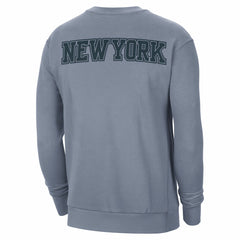 New York Knicks Jordan Brand Courtside Statement Edition Heavyweight Pullover Sweatshirt - Blue discount