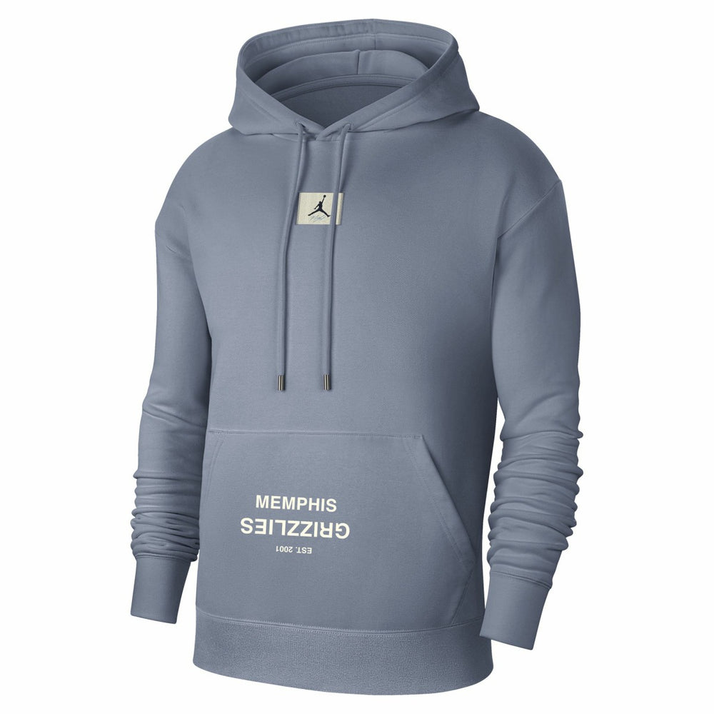 Memphis Grizzlies Jordan Brand Courtside Statement Edition Pullover Hoodie - Gray on sale
