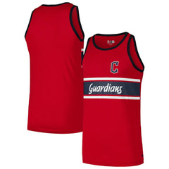 Cleveland Guardians Jersey Ringer Tank Top - Red | New Era