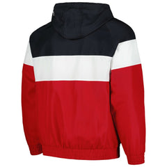 St. Louis Cardinals Ripstop Raglan Quarter-Zip Hoodie Windbreaker Jacket - Red | New Era
