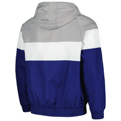 Chicago Cubs Ripstop Raglan Quarter-Zip Hoodie Windbreaker Jacket - Royal | New Era