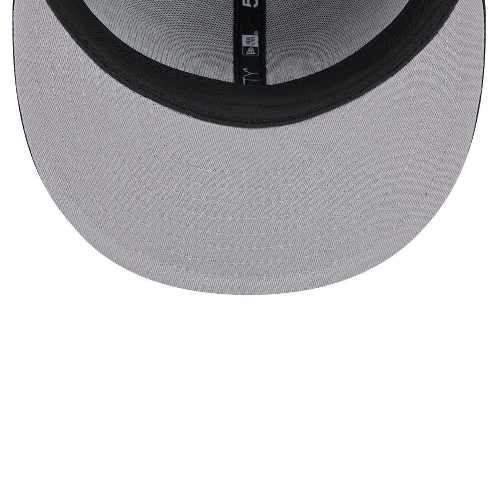 Miami Marlins White Logo 59FIFTY Fitted Hat - Navy | New Era