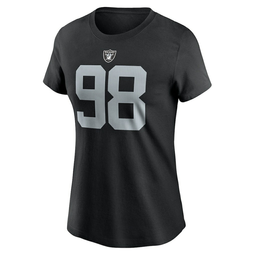 Maxx Crosby Las Vegas Raiders Women's Player Name & Number T-Shirt - Black | Nike cheap