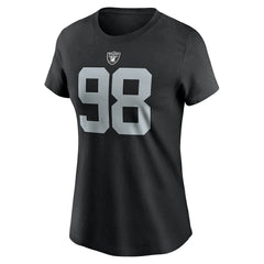 Maxx Crosby Las Vegas Raiders Women's Player Name & Number T-Shirt - Black | Nike cheap