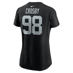 Maxx Crosby Las Vegas Raiders Women's Player Name & Number T-Shirt - Black | Nike cheap