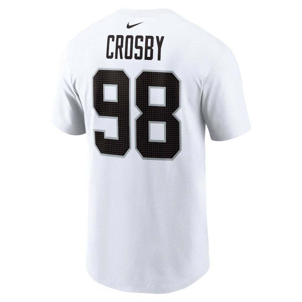 Maxx Crosby Las Vegas Raiders Player Name & Number T-Shirt - White | Nike outlet
