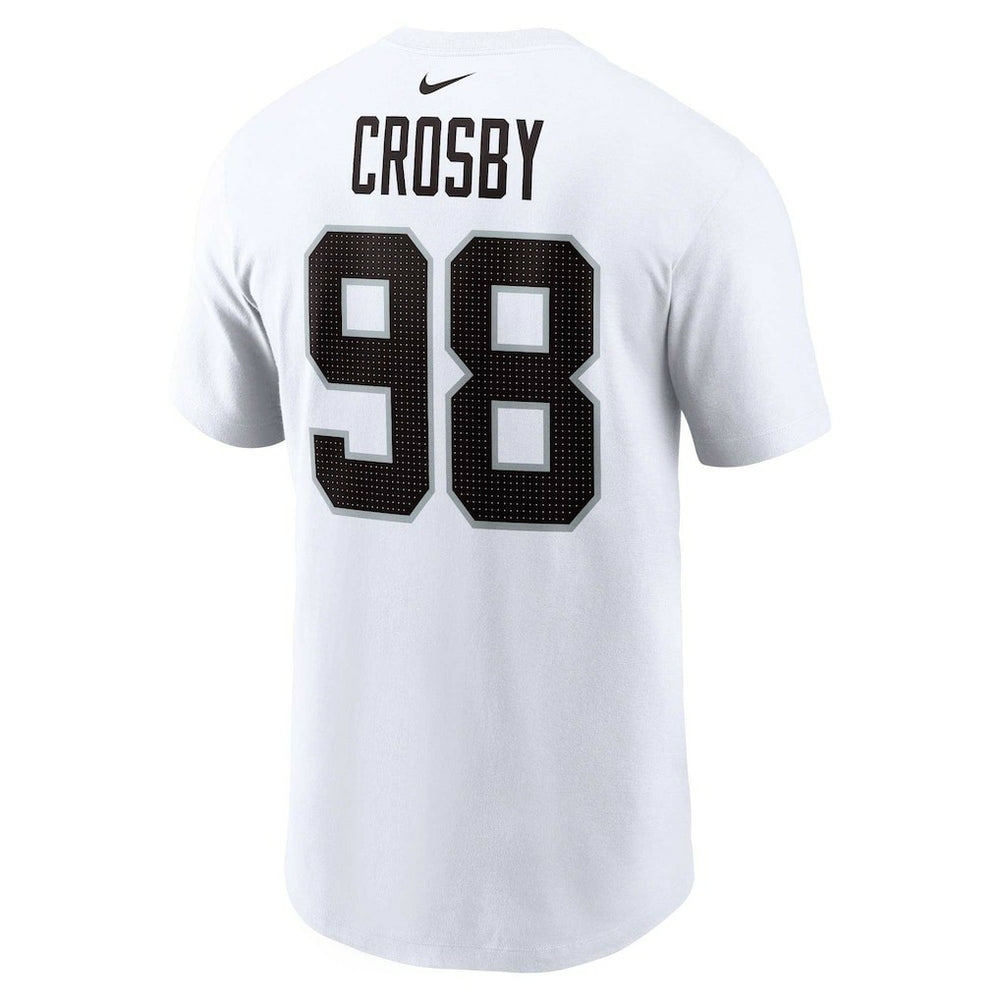 Maxx Crosby Las Vegas Raiders Player Name & Number T-Shirt - White | Nike outlet